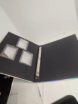 Vintage 1996 Yu-Gi-Oh TCG Trading Card Legendary Collection Silver Binder - HTF - Image 3