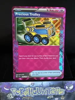 Pokemon Card Precious Trolley 185/191 Surging Sparks Ace Spec Rare NM - Image 1