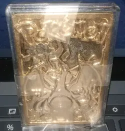 Pokemon 23k Gold Plated Charizard 06 Burger King 1999 Used Pokeball Trading Card - Image 1