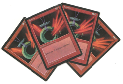 4 SHATTER Spanish 4th FBB NM Magic Espanol Black Border MTG x4 - Image 1
