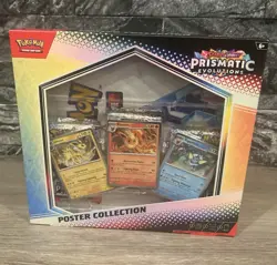 Pokemon TCG: Prismatic Evolutions Poster Collection Box SEALED - Image 1