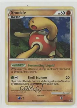 Shuckle Pokemon HeartGold & SoulSilver Black Star Promo #HGSS15 2010 - Image 1