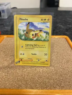 Pokemon Pikachu TCG 124/165 Regular E-Reader Expedition Base Set - Image 1