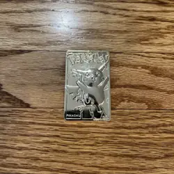 Pokemon 23k Gold Plated Card Burger King Pikachu, Poliwhirl, Jigglypuff, Togepi - Image 2