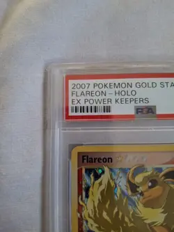 2007 Pokemon Flareon Gold Star Holo EX Power Keepers PSA 10 #100/108 - Image 3