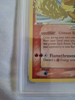 2007 Pokemon Flareon Gold Star Holo EX Power Keepers PSA 10 #100/108 - Image 5