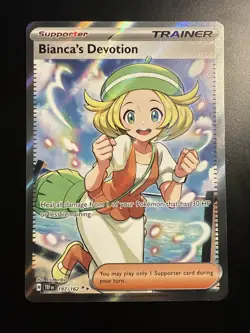 Bianca's Devotion 197/162 Full Art Holo Ultra Rare Pokemon TCG Temporal Forces - Image 1