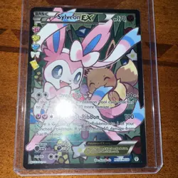 Sylveon EX RC32/RC32 Full Art Pokemon Card Eng Generations Radiant Collection NM - Image 1