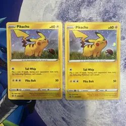 Pokemon TCG Pikachu SWSH039 Black Star Promo - Holo Foil 2 Pack NM/M - Image 1