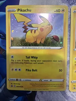 Pokemon TCG Pikachu SWSH039 Black Star Promo - Holo Foil 2 Pack NM/M - Image 2