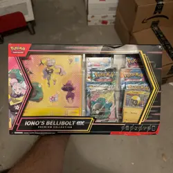 Pokemon TCG Iono's Bellibolt ex Premium Collection Box Sealed New - Image 1