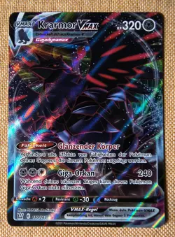 Pokemon TCG Kramor VMAX 110/163 Kampfstile Deutsch Near Mint Holo - Image 1