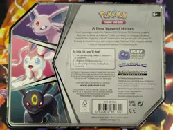 Pokemon TCG V HEROES Tins Set of 3 (Espeon Sylveon, Umbreon) - FACTORY SEALED - Image 4