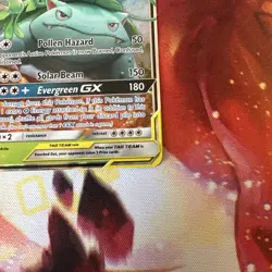 Pokemon Celebi & Venusaur GX 1/181 SM Team Up Ultra Rare Near Mint - Image 4