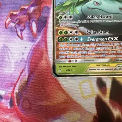 Pokemon Celebi & Venusaur GX 1/181 SM Team Up Ultra Rare Near Mint - Image 5