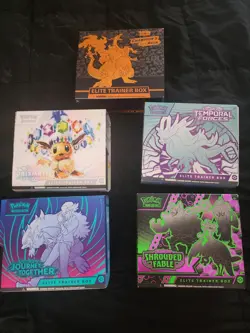 5 Open Pokemon EBT Boxes With Bulk Cards and Some Hits - Image 1