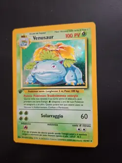 1999 POKEMON BASE SET 1ST EDITION #15 VENUSAUR-HOLO ITA - - Image 1