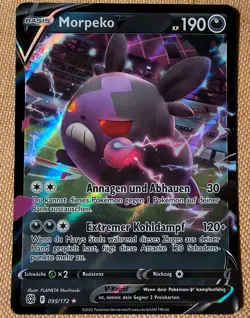 Pokemon TCG Morpeko V 095/172 Strahlede Sterne Deutsch Near Mint Holo - Image 1