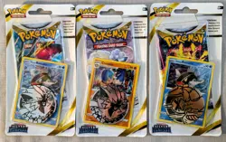 Pokemon TCG Silver Tempest Checklane Blister 1 Cranidos 2 Basculin Set of 3 New - Image 1