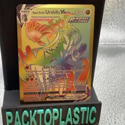 Pokemon??Rapid Strike URSHIFU VMAX 169/163??GOLD FOIL Collectible Promo Card??P2 - Image 1