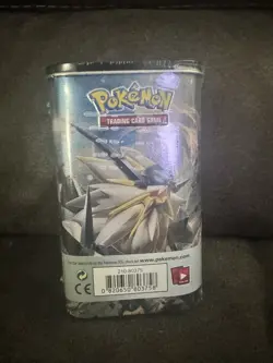 Pokemon Sun and Moon Ultra Prism Solgaleo Tin Deck Protector - Image 4