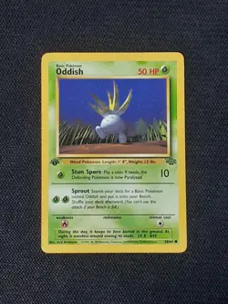 Pokemon Jungle "Oddish" 58/64 / 1st Edition Common / Moderately Played - Image 1