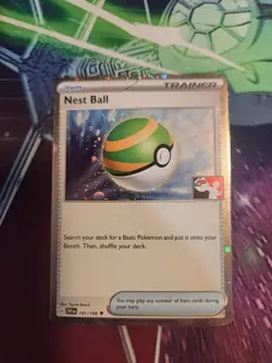 Pokemon Nest Ball 181/198 Holo Prize Pack Series NM/M - Image 1