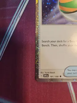 Pokemon Nest Ball 181/198 Holo Prize Pack Series NM/M - Image 2