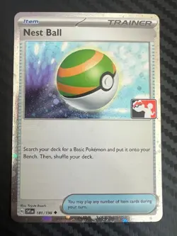 Pokemon TCG Nest Ball 181/198 Prize Pack Series Cards Holo NM - Image 1