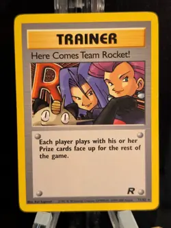 Pokemon Here Comes Team Rocket! 71/82 Team Rocket Unlimited Rare LP/NM - Image 1