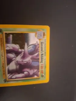 Pokemon TCG Gym Challenge Giovanni’s Nidoking 1ST EDITION HOLO RARE! *NM* 7/132 - Image 2