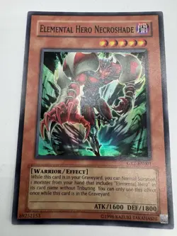 Elemental Hero Necroshade - GX1-EN001 - Super Rare Yugioh Card - Image 1