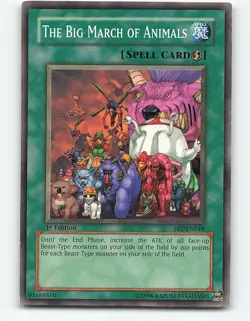 The Big March of Animals #FET-EN048 1st Edition Yugioh Card - Image 1