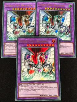 Yugioh Cyber End Dragon SDCS-EN041 ULTRA x3 (NM) - Image 1