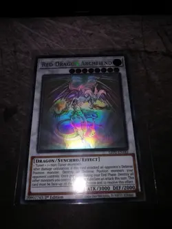 Red Dragon Archfiend GFP2-EN182 1st Edition Ghost Rare NM Synchro Yu-Gi-Oh - Image 1