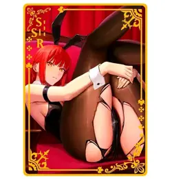 Waifu Anime Cards TCG | Makima - Chainsaw Man [ METAL CARD ] Sexy Hentai Girl - Image 1