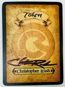 💥Goblin Token Signed MTG Christopher Rush Magic Artwork Artist Proof AP Card - Image 2