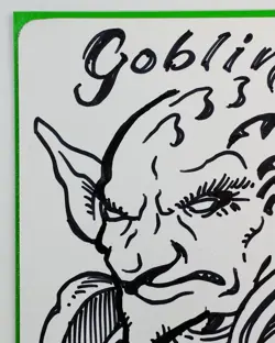 💥Goblin Token Signed MTG Christopher Rush Magic Artwork Artist Proof AP Card - Image 4