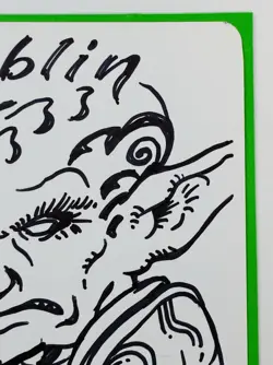 💥Goblin Token Signed MTG Christopher Rush Magic Artwork Artist Proof AP Card - Image 5