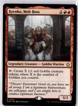 Krenko, Mob Boss Foundations Regular NM R 0204 - Image 1