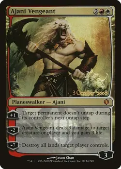 Ajani Vengeant - Foil Prerelease Promo Prerelease Events MP MTG - Image 1