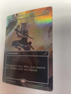Sokka's Charge Foil Borderless Avatar: The Last Airbender: Eternal NM Free Ship - Image 3