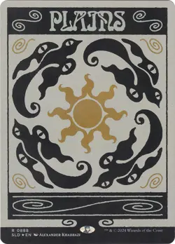 MTG Plains (0888) (Rainbow Foil) [Secret Lair Drop Series] - Image 1