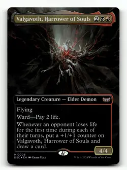Valgavoth, Harrower of Souls (Borderless) 6 Foil M Commander: Duskmourn: House o - Image 1