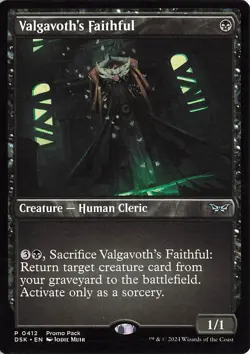 Valgavoth's Faithful P Promo Pack: Duskmourn: House of Horror 412 LP - Image 1