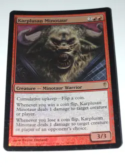 MtG - FOIL - Karplusan Minotaur - Coldsnap - (CSP) - NM - Image 1