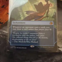 1x MTG Rhystic Study - Wilds of Eldraine: Enchanting Tales (WOT) #25 - Magic - Image 3