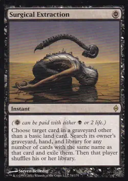 MTG New Phyrexia - Surgical Extraction - NPH 74 - NM - Image 2