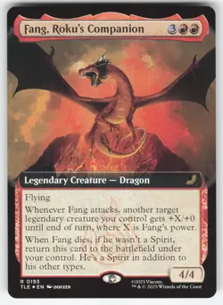 Fang, Roku's Companion FOIL Extended Art 193 MTG Avatar: The Last Airbender: Ete - Image 1