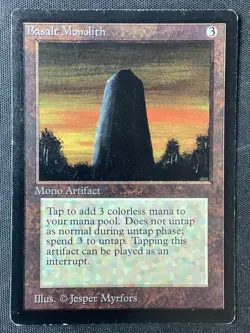 MTG Beta Edition Basalt Monolith MP - Image 1